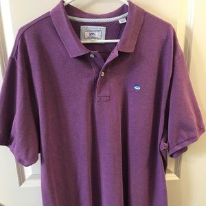 Purple Southern Tide Polo Shirt